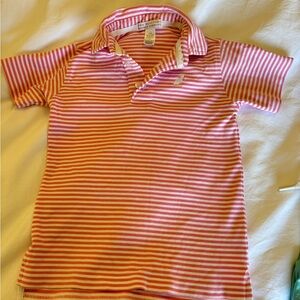 Kids Beaufort Bonnet Short-Sleeve Polo Shirt - Pink & White Stripes Boys 5